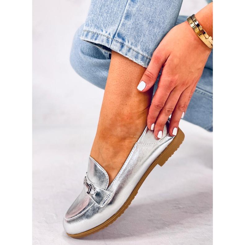 Mocassini da donna Juss Silver argento 2