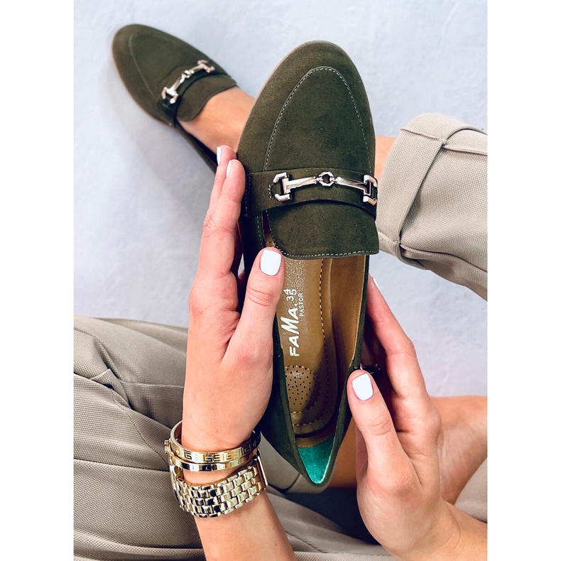 Mocassini da donna Juss Green verde 2