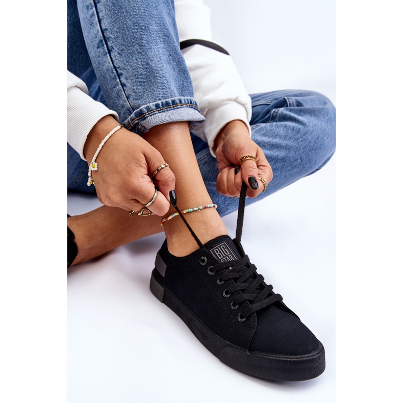 Sneakers basse da donna Big Star LL274038 Nere nero 1