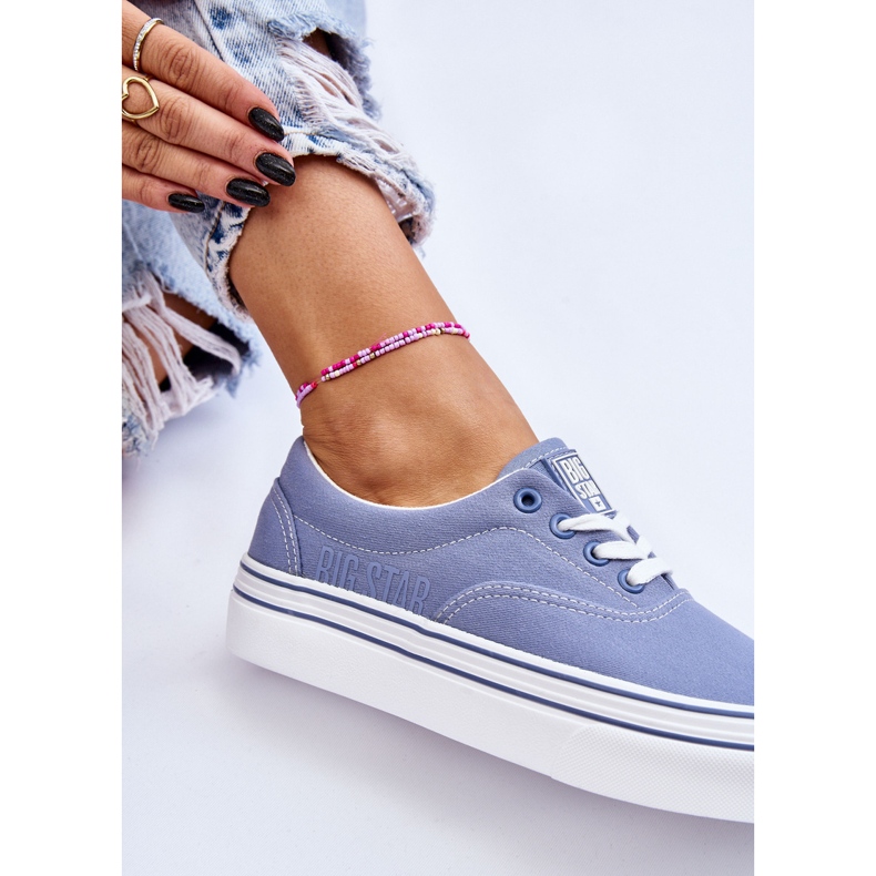 Sneakers Big Star Platform da donna LL274231 Blu 1
