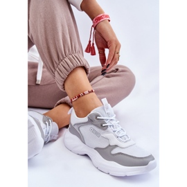Scarpe Sportive Leggere Da Donna Big Star LL274375 Bianco-Grigio 1