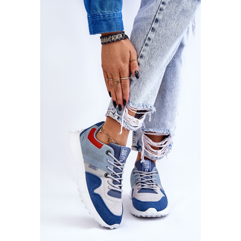 Sneakers da donna Big Star LL274421 Blu 2