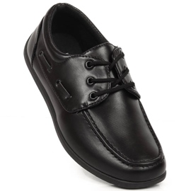 Scarpe da comunione formali per bambino American Club 51/23 nere nero 1