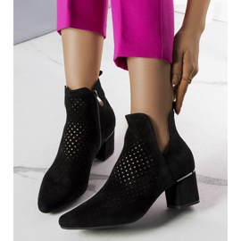 BM Stivaletti neri traforati di Bernadette nero 1