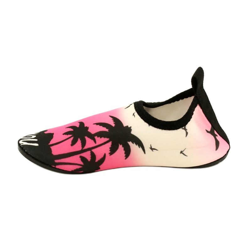 Scarpe da acqua ProWater in neoprene rosa-nero 1