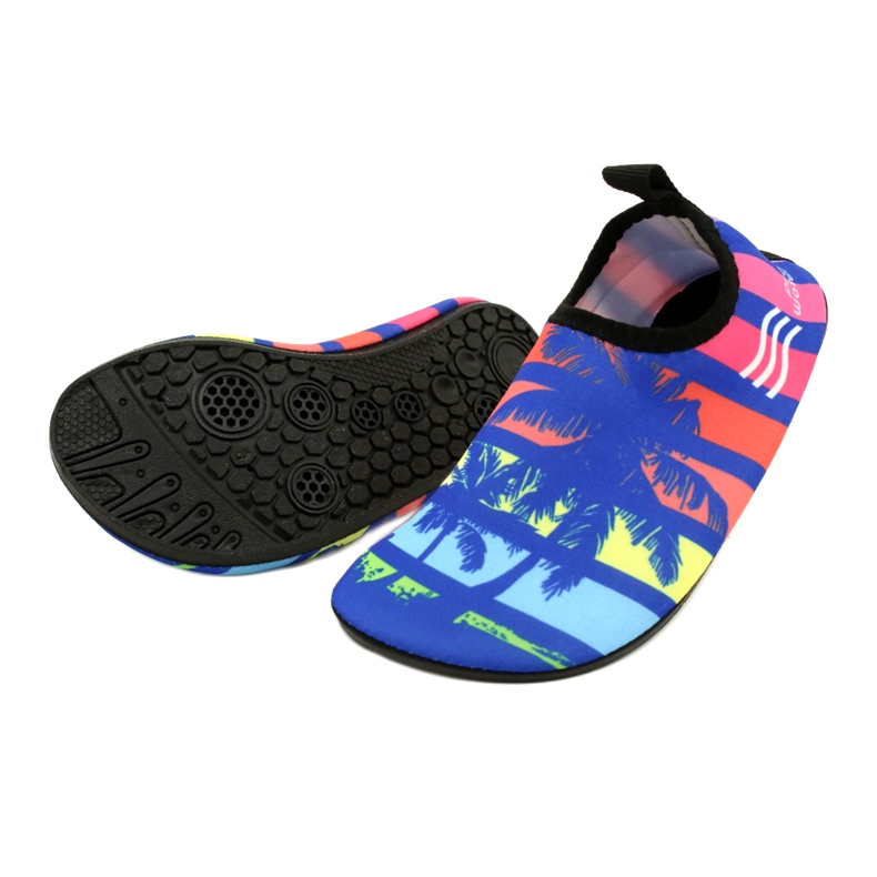 Scarpe da acqua ProWater in neoprene blu 3