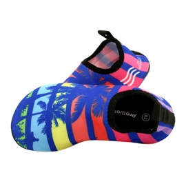 Scarpe da acqua ProWater in neoprene blu 4