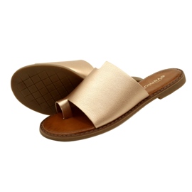 Pantofole Oro Evento 22SD35-4586 Oro d'oro 3