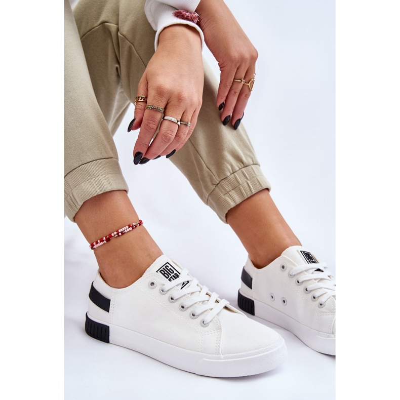 Sneakers basse da donna Big Star LL274039 Bianche bianca 1