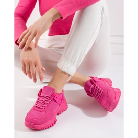 Sneakers da donna fucsia Shelovet rosa 1