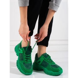 Sneakers donna verde Shelovet 1