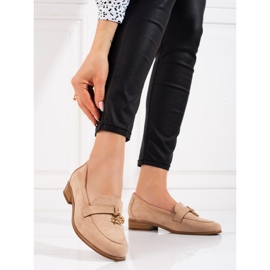 W. Potocki Lords Potocki da donna in camoscio beige 2