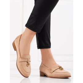 W. Potocki Lords Potocki da donna in camoscio beige 1