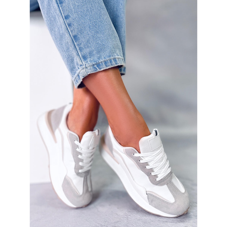 PA1 Sneakers da donna Mabel BIANCO/BEIGE/GRIGIO bianca 2