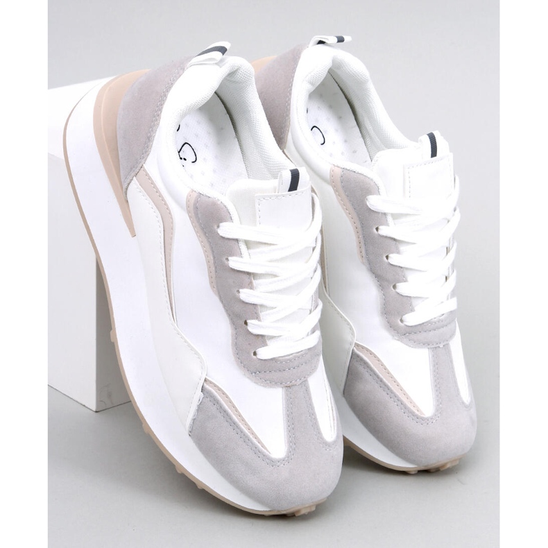 PA1 Sneakers da donna Mabel BIANCO/BEIGE/GRIGIO 1