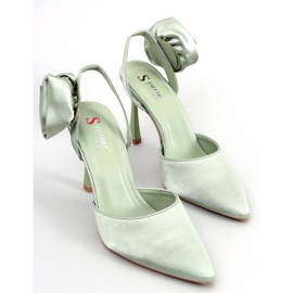 Seastar Spille in raso con fiore Flores Green verde 1