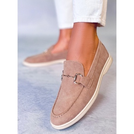 PA1 Mocassini da donna Milva Khaki beige 1
