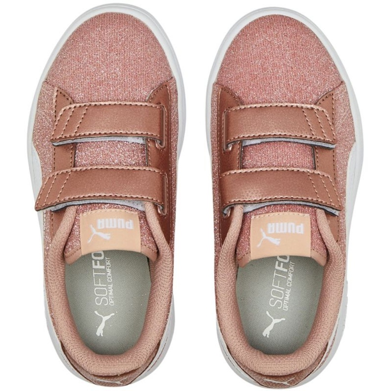 Scarpe Puma Smash v2 Glitz Glam V Ps 367378 29 beige 1