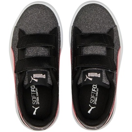 Scarpe Puma Smash v2 Glitz Glam V Ps Jr 367378 30 nero 1