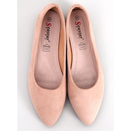 BM Ballerine con soletta in pelle Keys Khaki beige cachi 2