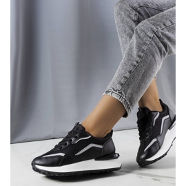 Sneakers nere sulla piattaforma Ada nero 1