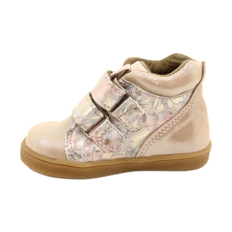 Mazurek Velcro stivali 1302 Spring Flower Golden Satin beige 1