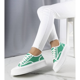BM Sneakers verdi sulla piattaforma Delores verde 1