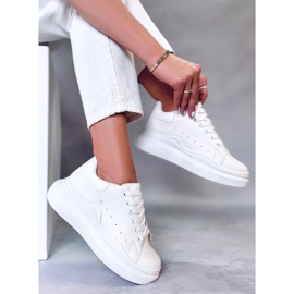 BM Scarpe sportive da donna Leone White bianca 2