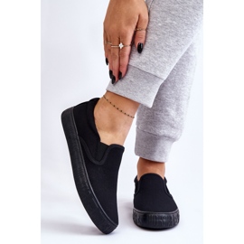 Sneakers da donna Slip-On Big Star LL274392 Nere nero 1
