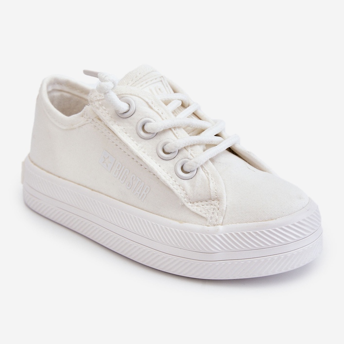Sneakers da bambino Big Star LL374023 Bianche bianca bianca 2