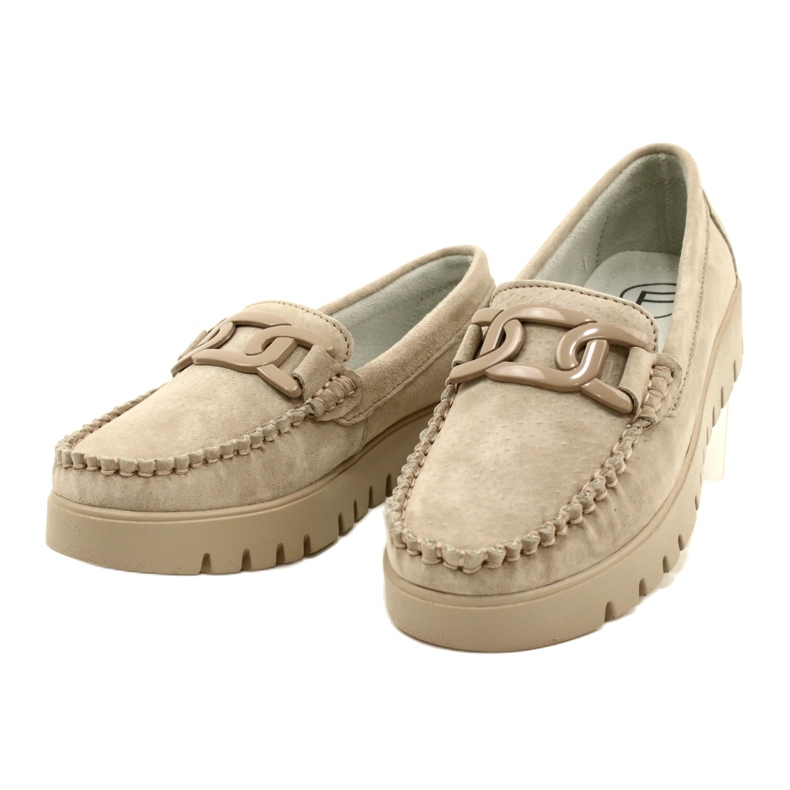 Mocassini in pelle Filippo DP3334/23 BE beige 3