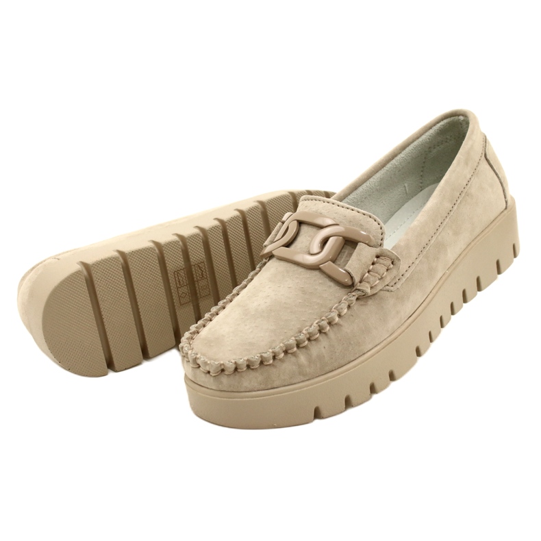 Mocassini in pelle Filippo DP3334/23 BE beige 5
