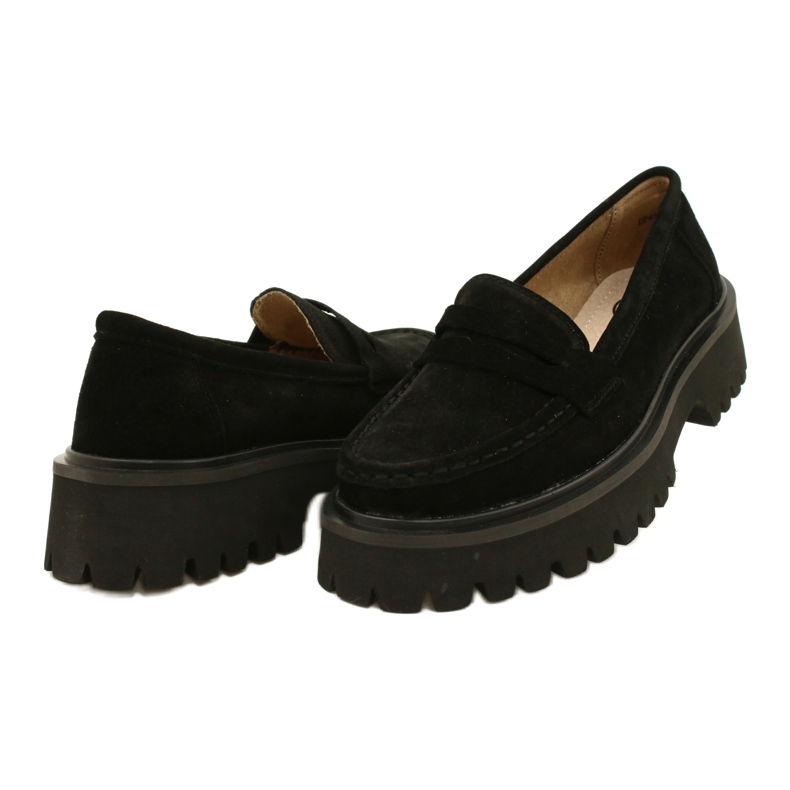 Mocassino scamosciato Filippo DP4586/23 BK nero 4