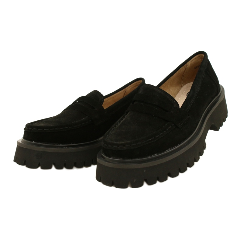 Mocassino scamosciato Filippo DP4586/23 BK nero 3