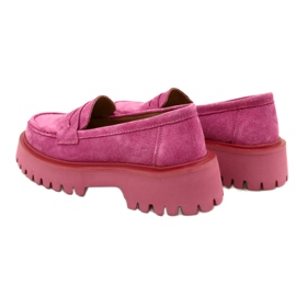 Mocassino scamosciato Filippo DP4586/23 FH Fucsia rosa 6