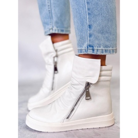 BM Miconi Sneakers alte bianche bianco 1