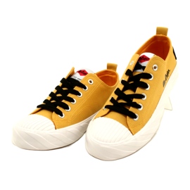 Scarpe da ginnastica con plateau Lee Cooper LCW-23-44-1649L Giallo 3