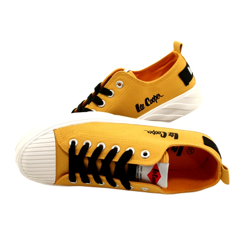 Scarpe da ginnastica con plateau Lee Cooper LCW-23-44-1649L Giallo 6