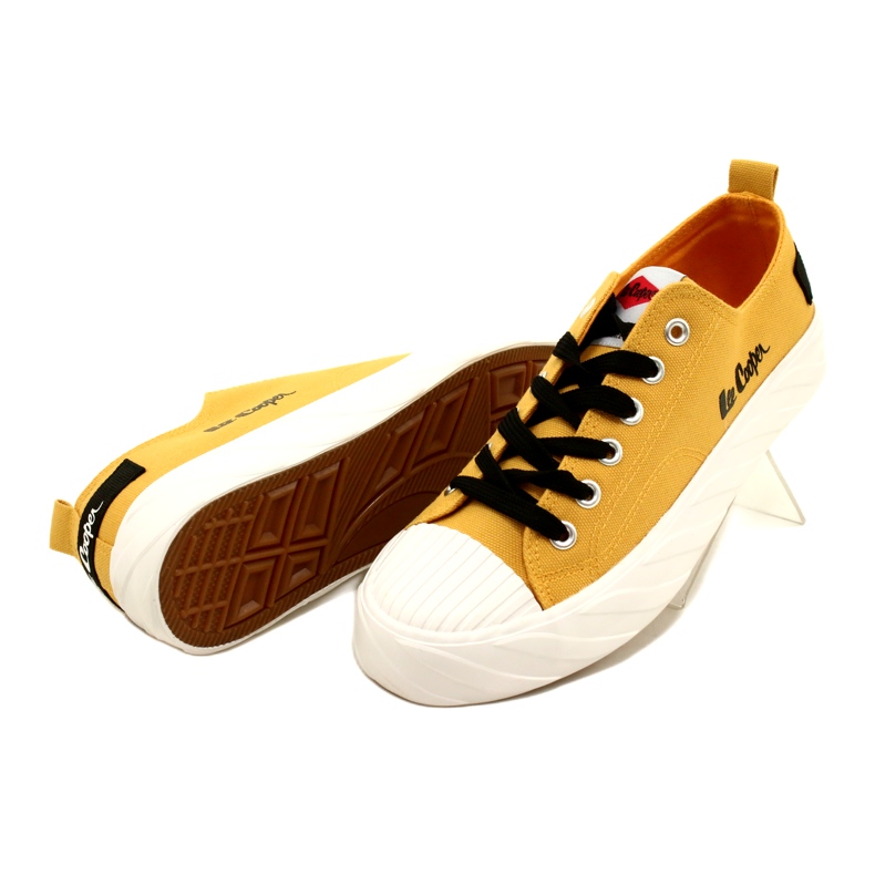Scarpe da ginnastica con plateau Lee Cooper LCW-23-44-1649L Giallo 5