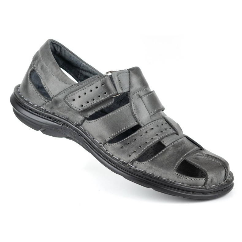 Olivier 467 Sandali da uomo grigi grigio 2