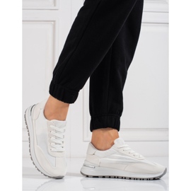 Shelovet scarpe sportive da donna leggere bianche bianco 1