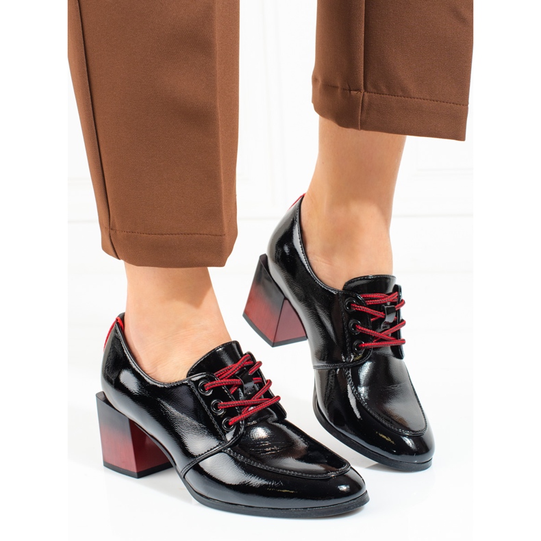 W. Potocki Scarpe stringate da donna Potocki nere nero 1
