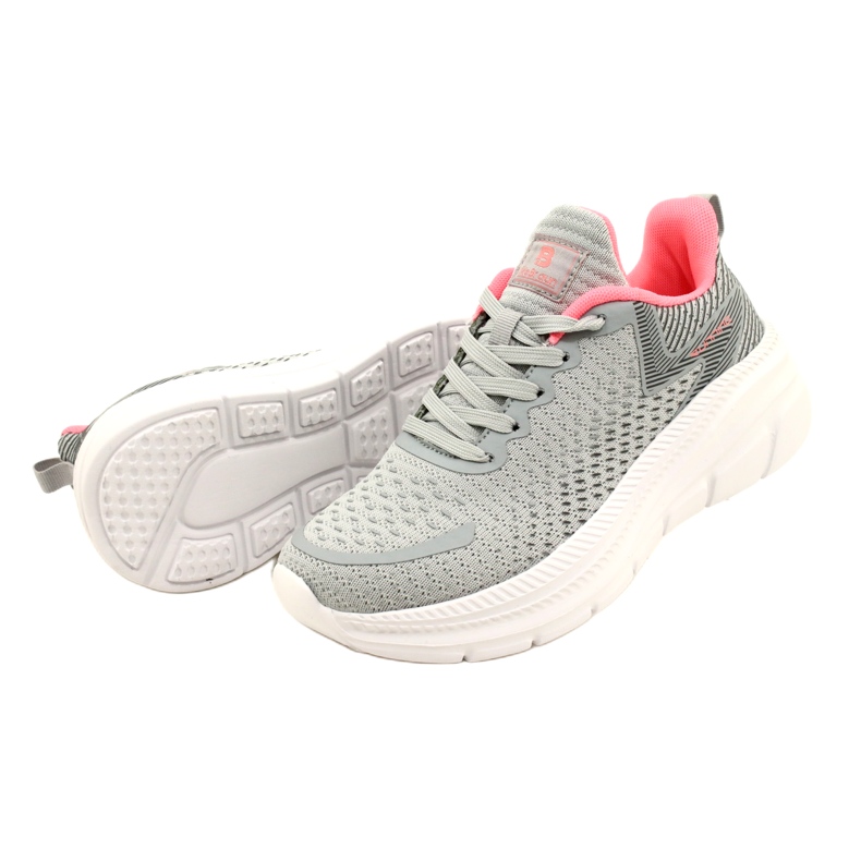 Scarpe sportive femminili McBraun 23SP38-5335 Grey-Peach grigio 5