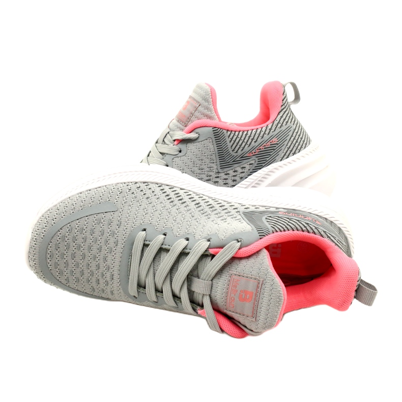 Scarpe sportive femminili McBraun 23SP38-5335 Grey-Peach grigio 6
