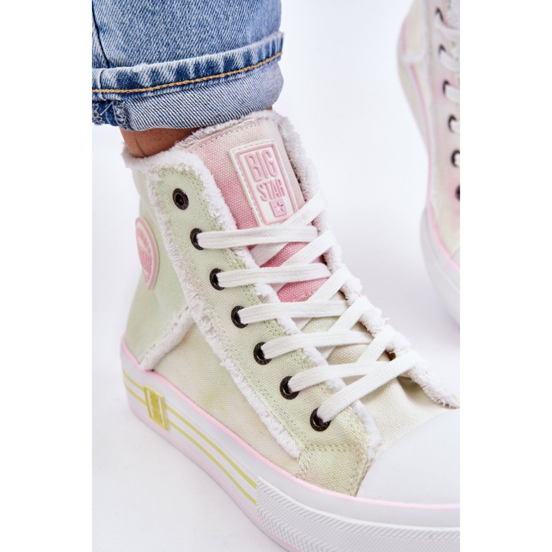 Sneakers alte da donna Big Star LL274177 Multicolor multicolore 1