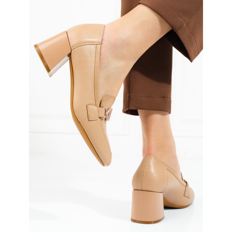 Vinceza décolleté beige da donna con tacco alto 2