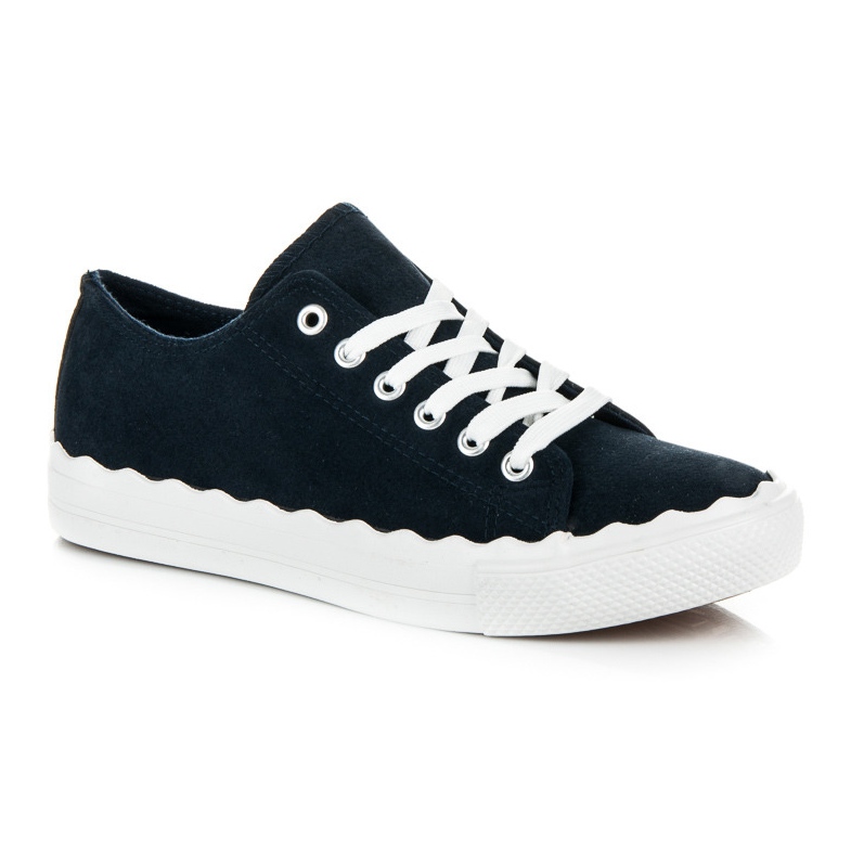 Scarpe da ginnastica allacciate blu 1