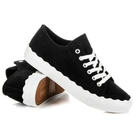 Scarpe da ginnastica allacciate nero 1