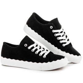 Scarpe da ginnastica allacciate nero 2