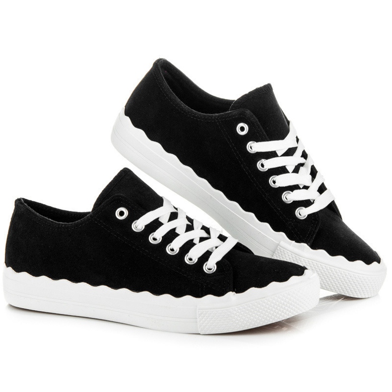Scarpe da ginnastica allacciate nero 2